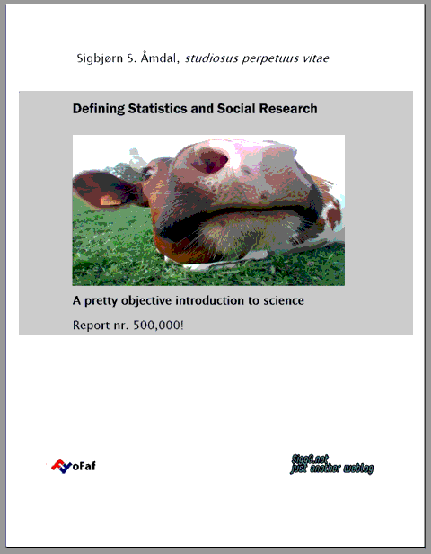Defining Statistics and Social Research
